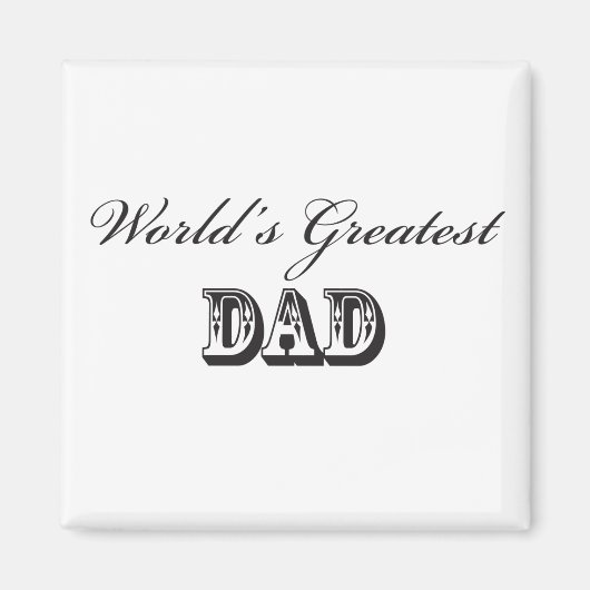 世界で最も偉大なパパ マグネット (正面)