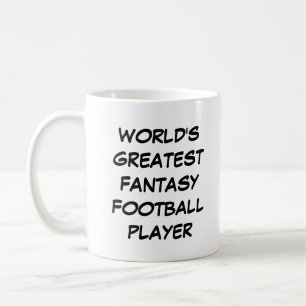 「世界で最も偉大なファンタジーサッカー選手」マグカップ コーヒーマグカップ