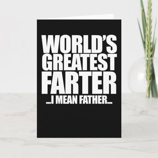 世界で最も偉大なファーター私は父を意味 カード (正面)