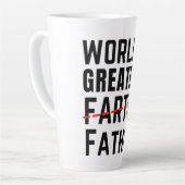 世界で最も偉大なファーター – 父 – 父の日 カフェラテマグ (左アングル)