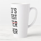 世界で最も偉大なファーター – 父 – 父の日 カフェラテマグ (右)