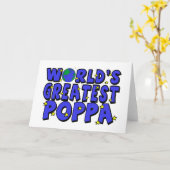 世界で最も偉大なポッパ カード (黄色い花)