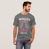 世界で最も偉大なママの一日の姿です Tシャツ (正面フル)