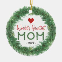 世界で最も偉大なママパーソナライズされたオーナメント