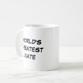 「世界で最も偉大な仲間」のマグカップ コーヒーマグカップ (正面左)