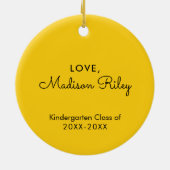 世界で最も偉大な先生の基本先生 セラミックオーナメント (裏面)