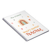 世界で最も偉大な先生ギフトボホレインボー ノートブック (右側)