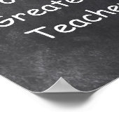 世界で最も偉大な先生クラスの装飾 ポスター (角)