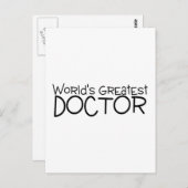 世界で最も偉大な医者 ポストカード (正面/裏面)