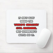 世界で最も偉大な土木技師のジョーク マウスパッド (マウス)