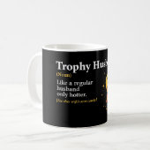 世界で最も偉大な夫 トロフィー 夫 1位 コーヒーマグカップ (正面左)