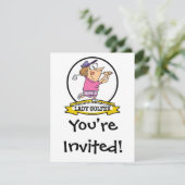 世界で最も偉大な女性ゴルファーの漫画 招待状 (スタンド正面)