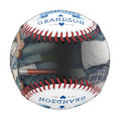 世界で最も偉大な孫の個人的なメッセージ2写真 野球ボール (正面)