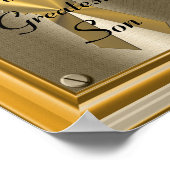 世界で最も偉大な息子のポスタープリント ポスター (角)