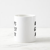 世界で最も偉大な指導者のオフィス支援 コーヒーマグカップ (中央)