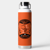 世界で最も偉大な最高のボス ウォーターボトル (背面)
