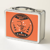 世界で最も偉大な最高のボス メタルランチボックス (裏面)