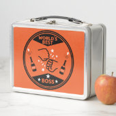 世界で最も偉大な最高のボス メタルランチボックス (インサイチュ)