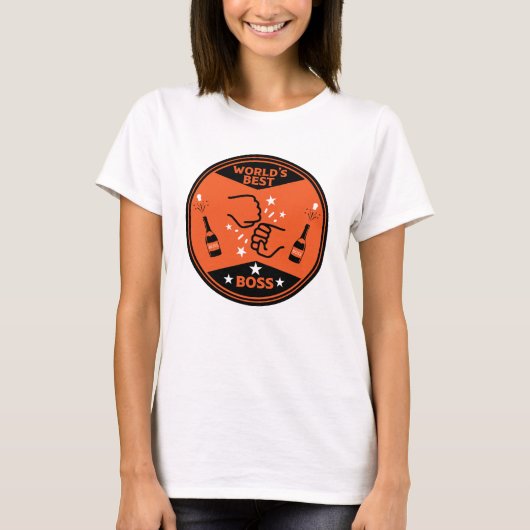 世界で最も偉大な最高のボス Tシャツ (正面)