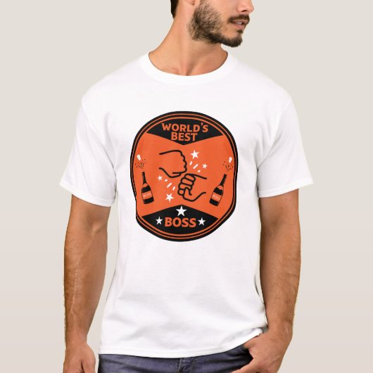 世界で最も偉大な最高のボス Tシャツ (正面)