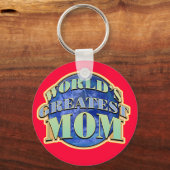 世界で最も偉大な母のキーチェーン キーホルダー (正面)