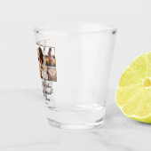 世界で最も偉大な母の家族の子ども7写真コラージュ ショットグラス (右)