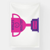 世界で最も偉大な母の日の4x6ビニールバナー 横断幕 (縦)