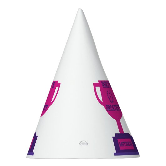 世界で最も偉大な母の日パーティー帽子 パーティーハット (右)