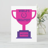 世界で最も偉大な母の日招待状 招待状 (スタンド正面)