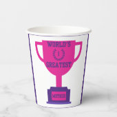 世界で最も偉大な母の日紙杯 紙コップ (裏面)