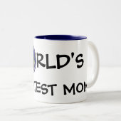 世界で最も偉大な母マグカップ ツートーンマグカップ (正面右)