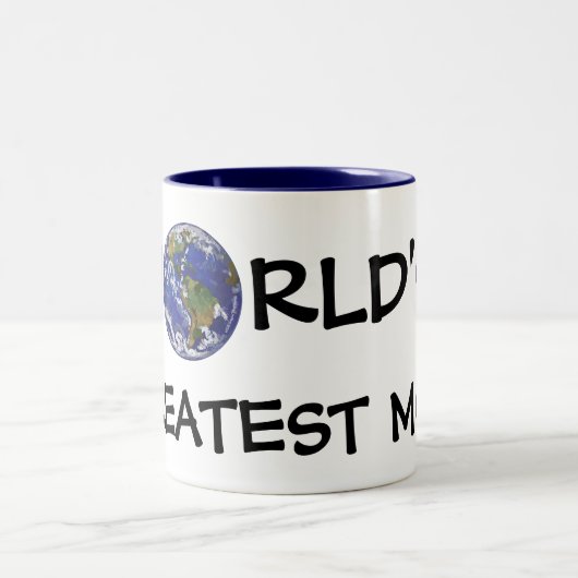 世界で最も偉大な母マグカップ ツートーンマグカップ (中央)