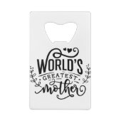 世界で最も偉大な母親 クレジットカード栓抜き (裏面)