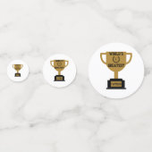 世界で最も偉大な父の日のテーブル紙吹雪 コンフェッティ (裏面)