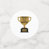 世界で最も偉大な父の日のテーブル紙吹雪 コンフェッティ (スモール正面)