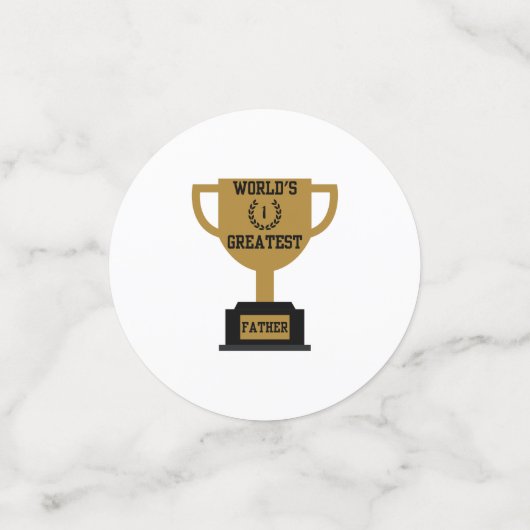 世界で最も偉大な父の日のテーブル紙吹雪 コンフェッティ (スモール正面)