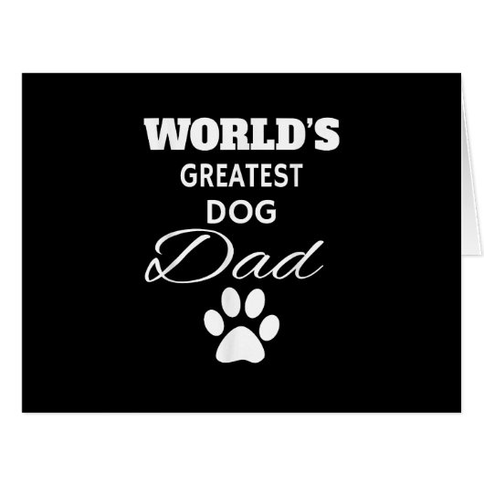 世界で最も偉大な犬のパパTシャツ、愛犬 (正面横)