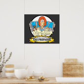 世界で最も偉大な税制作成者の漫画 ポスター (キッチン)