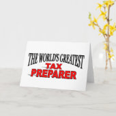 世界で最も偉大な税率作成者 カード (黄色い花)