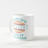 世界で最も偉大な素晴らし孫 コーヒーマグカップ (正面左)