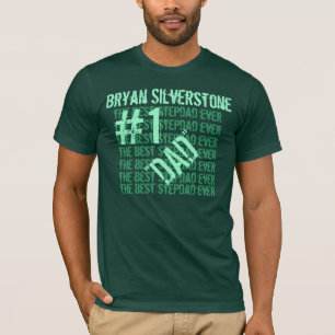 世界で最も偉大な継父V1 Tシャツ