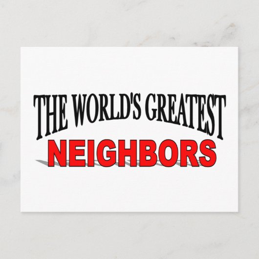 世界で最も偉大な隣人 ポストカード (正面)