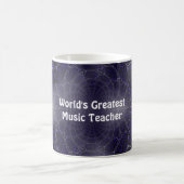 世界で最も偉大な音楽教師 フラクタル コーヒーマグカップ (中央)