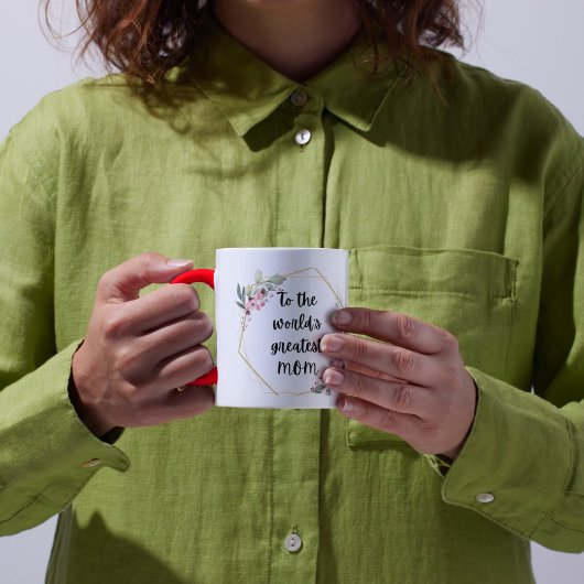 世界で最も偉大なMOMフローラ・マザーズ・デー マグカップ