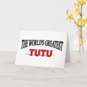 世界で最も偉大なTu カード (黄色い花)