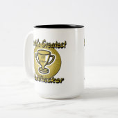 世界で最も偉大数々のな味のトロフィー ツートーンマグカップ (正面左)