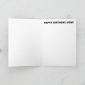 世界で最も働きがいのある母の誕生日カード カード (内部)