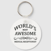 世界で最も医学的素晴らし受付者 キーホルダー (正面)