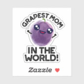 世界で最も取り組むおもしろいママFruit Pun Dark BG シール (シート)