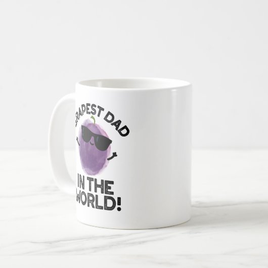 世界で最も取り組むパパフルーツパおもしろいン コーヒーマグカップ (正面左)